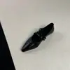 Zapatos Mary Jane de otoño nuevos para mujer con textura de piel de oveja, de punta cuadrada, a la moda y versátiles, zapatos de piel suave poco profundos de un solo color