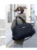 Bolsa de Viagem Portátil de Grande Capacidade para Ombro Bolsa de Bagagem Esportiva ao Ar Livre Bolsa de Viagem Fashion Masculina e Feminina Embalagem Traseira Bolsa para Roupas