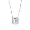 Collar Colgante de Cadena Larga Estilo Coreano En Stock Versátil Transfronterizo Simple Moda Plata S925 Moissanita Estilo Yis Verano para Mujeres