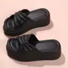 Chanclas de Tacón Alto con Plataforma Gruesa de 7.0 cm para Mujer, Adecuadas para Uso en Exteriores, Nuevos Sandalias de Moda Estilo Eva para Mujer Verano 2026