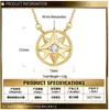 Colar Bússola da Sorte em Prata de Lei S925 Pingente Estrela de Oito Pontas para Mulheres Estrela de Cinco Pontas de Moissanite Acessórios de Prata Dropshipping
