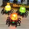 Luz de Velas de Aranha Simulada Luz Noturna Digital LED Adereços de Layout para Festa de Halloween Decoração de Atmosfera de Sala Secreta