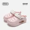 Nuevos Zapatos Perforados de Color Sólido de Nicho para Mujer, Para Uso al Aire Libre en Verano, Simples y Versátiles, Con Suela Gruesa, Sandalias Slip-On que Aumentan la Altura