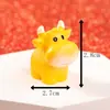 Ornamentos de Resina Micro-Paisagem Doze Signos do Zodíaco Rato, Boi, Tigre, Coelho, Dragão, Serpente, Cavalo, Ovelha, Macaco, Galo, Cão e Porco Artesanato Criativo para Mesa