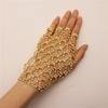 Pulsera de Anillo de Pedrería para Novia Transfronteriza Pulsera de Malla Europea y Americana para Actuación Escénica Joyería Pulsera de Anillo para Mujer