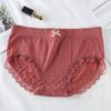 Pantalones de burbuja nuevos, ropa interior de grafeno para mujer, cómodos, sin costuras, transpirables, de talla grande, de cintura media, con encaje, pantalones cortos triangulares para mujer