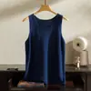 Chaleco de punto de cachemira pura para hombre Talla grande Informal Chaleco base Cuello redondo Suéter de punto Chaqueta Venta al por mayor
