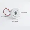 Foco LED DC 12V 24V 1W para vinotecas, vitrinas, armarios, focos de techo, 5V, corte de 4.5 mm, ultrafino