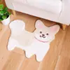 Tapetes de Chão Fofos com Formato Especial de Desenho Animado para Quarto e Sala de Estar Cobertores Espessos Amigáveis à Pele para Cabeceira Banheiro Vaso Sanitário Tapetes de Pé Antiderrapantes Absorventes