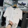 Island Country Camiseta Individual~Textura Ondulación de Agua Sensación Fresca Elástica en Cuatro Direcciones Deportes de Montaña al Aire Libre para Hombre Cuello Redondo Manga Corta Secado Rápido Verano