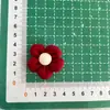 Flor de Cinco Pétalos de Año Nuevo Rellena de Algodón Cuadros Lunares Ropa Accesorios para el Cabello Venta al por Mayor