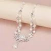 [Doçura de Sakura] Colar com Pingente de Cereja Doce de Verão Feminino Design de Nicho Corrente para Clavícula Gargantilha