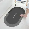 Alfombrilla de Suelo Suave de Tierra de Diatomeas Temu Transfronteriza, Alfombrilla de Baño Antideslizante, Alfombrilla Sencilla para Entrada de Inodoro, Alfombrilla Absorbente de Agua y de Secado Rápido