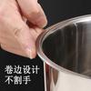 Copo de Sabor em Aço Inoxidável, Bacia Comercial Espessa e Profunda para Temperos e Bater Ovos, Copo para Ensopados, Recipiente para Salada Fria, Utensílios de Cozinha Multifuncionais