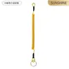 Cuerda para Pesca con Señuelo con Dispositivo de Control de Peces Retráctil Automático, Cable de Acero Incorporado, Accesorio para Equipo de Pesca, Hebilla de Cuerda, Caña de Pescar