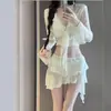 Maiô Feminino Novo Estilo Quente High-End Cortado Puro Desejo de Cobrir a Barriga e Emagrecimento Sexy Maiô para Fonte Termal