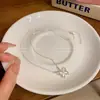 Colar de borboleta com pedra olho de gato, cool e doce, para mulheres, luxo leve, alta qualidade, elegante, acessório de corrente versátil para o dia a dia