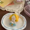 Pinzas para el Cabello y Gomas para el Cabello de Tela Rellena de Algodón Estilo Nuevo de Dibujos Animados de Conejo y Pato, Lindos Accesorios para el Cabello de Trenza Estilo Bosque para Niñas Pequeñas
