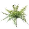 Helecho de alta simulación hoja de helecho peludo helecho persa hoja falsa decoración de planta verde para interiores de espacios comerciales hierba de helecho de alta calidad
