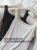 Camisole de modal para primavera e verão, feminina, leve, fresca, para usar por baixo, seda de amoreira, fresca, respirável, top casual