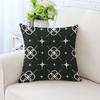 Funda de almohada estilo europeo y americano poliéster sarga 45*45 transferencia térmica impresión digital a una cara cojín Huazhi BZ085