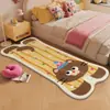 Alfombra de Imitación Cachemir con Dibujos Animados Lindos para Dormitorio, Manta Antideslizante para Mesita de Noche, Manta para Sofá Resistente al Desgaste y a las Manchas para el Hogar, Esterilla Refrigerante para Ventana de Mirador