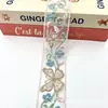 Ventas Directas de Fábrica Nuevo Ancho 4.5cm Estilo Chino Bordado Accesorios para Ropa Encaje Adornos para la Cabeza Accesorios para el Cabello Accesorios DIY Al por Mayor