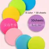 Notas adhesivas fluorescentes de color de 3 x 3 pulgadas, se pueden pegar N veces, venta al por mayor, etiquetas adhesivas para la temporada escolar transfronteriza