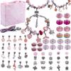 Caja de Regalo de Color Set Amazon Caliente Creativo Infantil diy Hecho a Mano Pulsera de Cristal Joyería Pulsera de Regalo para Mujer