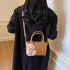 Bolsas Femininas Fashion de Estilo Coreano 2026 Primavera Nova Bolsa Saco Trançada Bolsa Transversal Tendência de Nicho Bolsa de Ombro