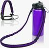 Fivela de garrafa de água para esportes ao ar livre Escalada Acampamento Mochila conveniente Corda de guarda-chuva Corda de chaleira Alça de chaleira trançada Fivela de montanhismo