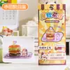 Pegatinas de PVC apilables, pegatinas lindas en relieve de esquina en capas, adornos de decoración de paisajes hechos a mano para DIY, juguetes de arte con pegatinas
