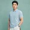 Camisas Polo de alta gama para el verano, ropa de trabajo corporativa con estampado personalizado, manga corta con bordado, impresión por transferencia de calor y grabado de logo