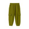 Calça Cargo Infantil Masculina Amazon Outono Nova Calça Infantil Cor Sólida Moda Calça Infantil Casual Jogger Calça Masculina