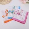 Algodão 30cm estampado senhoras lenço crescente borda DIY retro nostálgico vento suor absorvente refrescante lenço atacado