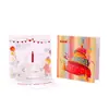 Tarjetas de Felicitación de Cumpleaños Personalizadas con Creativos Diseños de Pasteles 3D para Parejas, Novios, Niñas, Mejores Amigos y Niños, al por Mayor
