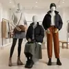 Mannequins de Tecido para Corpo Inteiro Props Rack para Vitrine de Loja de Roupas Femininas Mão de Atividade Falsa Corpo Humano Rack de Mannequim para Roupas Femininas