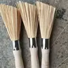 Antiquado bambu pote escova cozinha escova especial escova pote artefato escova de bambu vassoura bucha polpa escova natural comercial