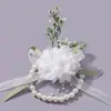 Accesorios de boda etéreos estilo coreano para novia, ramillete para sesión de fotos al aire libre de banquete de bodas, flor de muñeca para vestido de dama de honor de fiesta de bodas