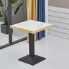 Juego de mesa y silla para uso en comedores comerciales en restaurantes, comedores, tiendas de té de leche, cafeterías y restaurantes de comida rápida.