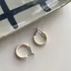 Color Macaron Aro de Oreja con Aceite para Mujer Corea del Sur Nicho Ins Moda Elegante Commuter Pendientes Elegantes Versátiles Pendientes
