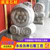 León de Piedra con Forma de Tambor de Mármol Blanco y Unicornio Puerta de Piedra Escultura de Piedra para Puerta Estilo Chino Adorno de Paisaje Pilar de Piedra para Puerta de Patio de Villa