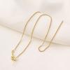 Caja de oro de 14K Gao Bao collar universal hecho a mano DIY con cuentas con aguja ajustable largo y corto pulsera de caja