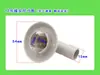 Conector de dreno da unidade externa de ar condicionado bico de saída de água dreno cotovelo de vazamento de água condensada plugue de plástico conector de tubo de água
