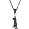 Collar Gatos Oscuros Explosiones de Amazon Transfronterizas Diseño de Nicho Europeo y Americano Collar de Cadena para Clavícula Payaso Pendientes