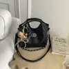 Bolso Cesta con Patrón de Diamantes de Comercio Exterior para Mujer, Bolso de Mano Nuevo de Alta Gama con Estilo, Bolso Cruzado de Hombro Fresco y Chic para el Trabajo