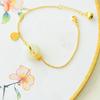 Pulsera Xi Fu Tong Pro de estilo chino, estilo marea nacional, en plata 925 con incrustaciones de jade hetiano, anillo Ping An, HTYH013