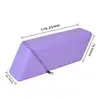 Estuche simple de silicona para escritorio de doble uso transfronterizo para estudiantes, bolsa de almacenamiento de papelería con cremallera en forma de diamante para la temporada de regreso a clases