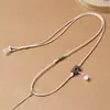 Cordón para colgante tejido a mano colgante exquisito con cordón de moda hecho a mano ajustable