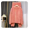 Pijama de Veludo Coral Feminino Novo Jacquard Outono e Inverno Espessado Solto Veludo de Algodão Roupa de Casa conjunto